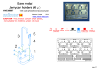 Bare metal jerrycan holders - Image 1