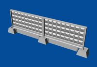 Soviet concrete fence P6Vm