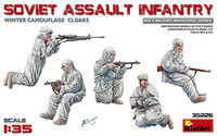 SOVIET ASSAULT INFANTRY (WINTER CAMOUFLAGE CLOAKS)