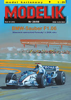 BMW-Sauber F1.06 Niemiecki samochód Formuly I z 2006 roku (pierwszy bolid Roberta Kubicy)