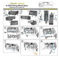 Lockheed S-3 A/B Viking - wheel bays (designed to be used with Italeri kits)