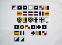 Victory, Nelsons signal from Trafalgaru - set of flags - Image 1