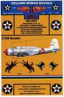 Vought SB2U-1 Vindicators - US Navy 12 Section Leaders aircraft and all 24 wingmen from VB-2 USS Lexington and VB-3 USS Saratoga