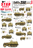 SdKfz 250 neu # 2. Waffen-SS markings. 11.SS-Nordland, 12.SS-Hitlerjugend. - Image 1