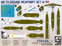 Air-To-Ground Weaponry Set [A] US Aircraft Bomb Weapon Set