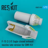 F-15 C/J/E Eagle closed exhaust nozzles late version for GWH Kit - Image 1