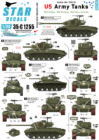 US Army Tanks in Korea. M24 Chaffee, M26 Pershing and M45 105mm Pershing 1950-53. - Image 1