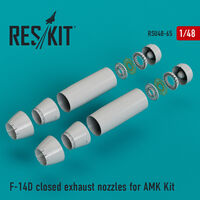 F-14D closed exhaust nozzles for AMK Kit