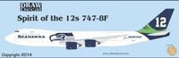 Boeing 747-8F - Spirit of 12s Seattle Seahawks (N770BA)
