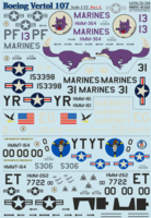 Boeing-Vertol 107 Part 3  The complete set 1,5 leaf