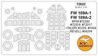 FW 189A-1 / FW 189A-2 (MPM/ ITALERI/ REVELL) + wheels masks