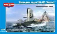 American Nuclear powered Submarine SSN-585 Skijack Class