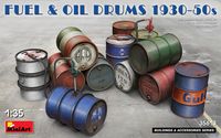 Fuel & Oil Drums 1930-50s - Image 1