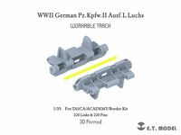 German Pz.Kpfw.II Ausf.L Luchs - Workable Track (for Tasca / Academy / Border Kits) - Image 1