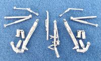 Mitsubishi F-1/T-2 - Landing Gear (designed to be used with Hasegawa kits) - Image 1