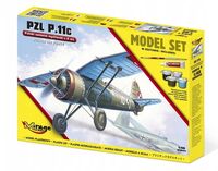 PZL P.11c Polski samolot myliwski WWII - Model Set