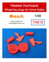 Hawker Hurricane Wheel Bay Plugs (for Arma Hobby kits) - Image 1