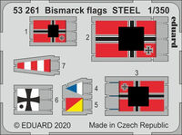 Bismarck flags STEEL TRUMPETER