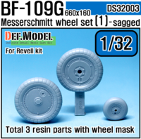 Bf109G-6 Wheel set 1 (for Revell, ETC 1/32)