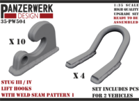 StuG III/IV Lift Hooks With Weld Seam Pattern 1