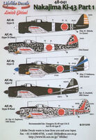 Nakajima Ki-43 Part 1 (5 schemes)