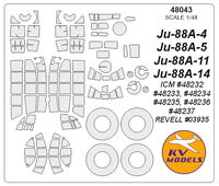 Ju-88A-4 / A-5 / A-11 / A-14 (ICM/ REVELL) + wheels masks