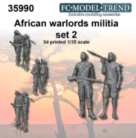 African warlords militia, set 2