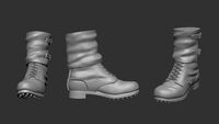 German Military WWII Boots - Image 1