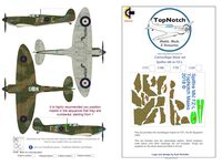 Supermarine Spitfire Mk.I (Early) - FZ-L camouflage pattern paint masks (for Tamiya kits) - Image 1