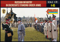 Russian Infantry in Overcoats Standing Order Arms (Napoleonic Wars) - Image 1