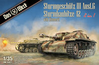 Sturmgeschtz III Ausf.G/Sturmhaubitze 42 With Zimmerit (2 in 1)