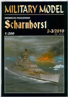 Scharnhorst - German Battleship (Model With Laser Cut Frames)