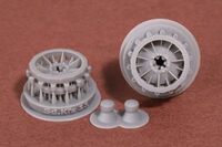 Sd.Kfz.11/ Sd.Kfz. 251 Sprocket (poligonal rubber) (for AFV Club/Dragon kits) - Image 1